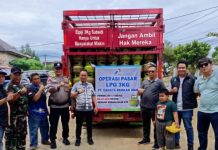 Pemkab Way Kanan Bersama Disperindag dan Pertamina Gelar Pasar Gas LPG 3kg