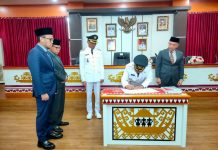 Sertijab Bupati Tanggamus Periode 2023-2025 Kepada Bupati dan Wakil Bupati Tanggamus Masa Jabatan 2025-2030