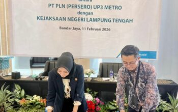 Perkuat Sinergi Melalui Penandatanganan PKS, PLN gandeng Kejari Lampung Tengah