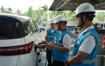 Penggunaan SPKLU Meningkat Pesat, PLN UID Lampung Tinjau Kesiapan SPKLU di Jalur Mudik Lebaran 2026